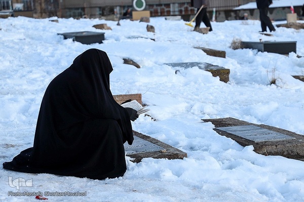 حال و هوای لیله الرغایب در هوای سرد شهرستان اهر