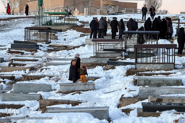 حال و هوای لیله الرغایب در هوای سرد شهرستان اهر