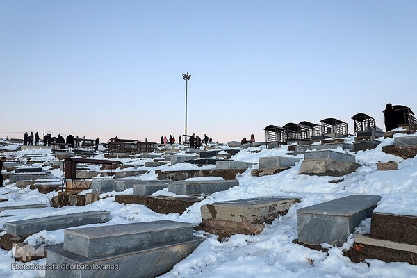 حال و هوای لیله الرغایب در هوای سرد شهرستان اهر