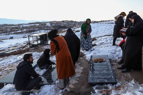 حال و هوای لیله الرغایب در هوای سرد شهرستان اهر