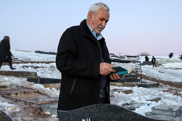 حال و هوای لیله الرغایب در هوای سرد شهرستان اهر