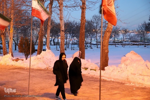 حال و هوای لیله الرغایب در هوای سرد شهرستان اهر