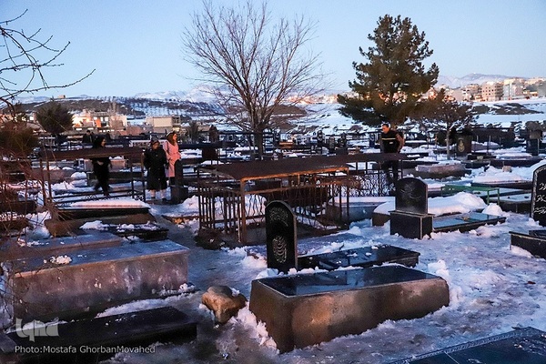 حال و هوای لیله الرغایب در هوای سرد شهرستان اهر