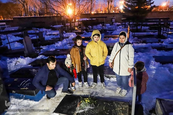 حال و هوای لیله الرغایب در هوای سرد شهرستان اهر