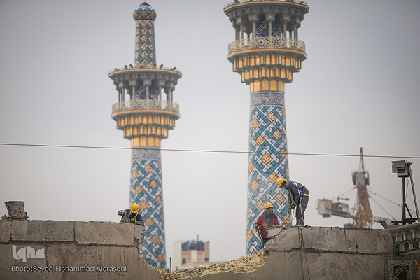 آغاز عملیات احداث رواق امیرالمؤمنین(ع) در حرم رضوی