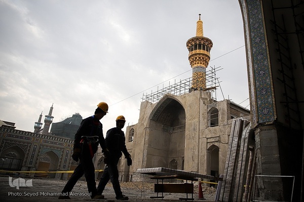 آغاز عملیات احداث رواق امیرالمؤمنین(ع) در حرم رضوی