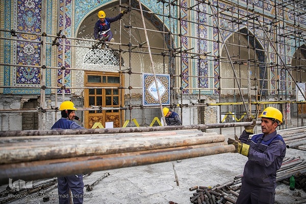 آغاز عملیات احداث رواق امیرالمؤمنین(ع) در حرم رضوی