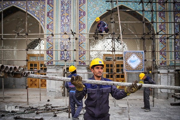 آغاز عملیات احداث رواق امیرالمؤمنین(ع) در حرم رضوی