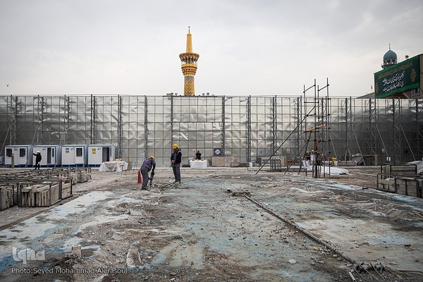 آغاز عملیات احداث رواق امیرالمؤمنین(ع) در حرم رضوی