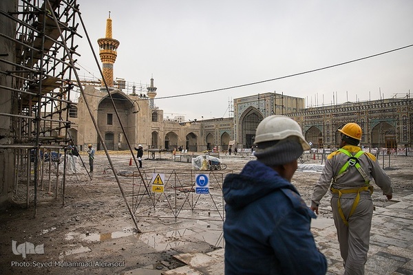 آغاز عملیات احداث رواق امیرالمؤمنین(ع) در حرم رضوی