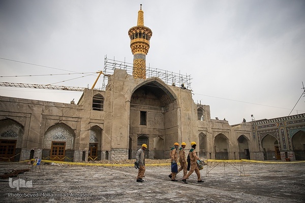 آغاز عملیات احداث رواق امیرالمؤمنین(ع) در حرم رضوی