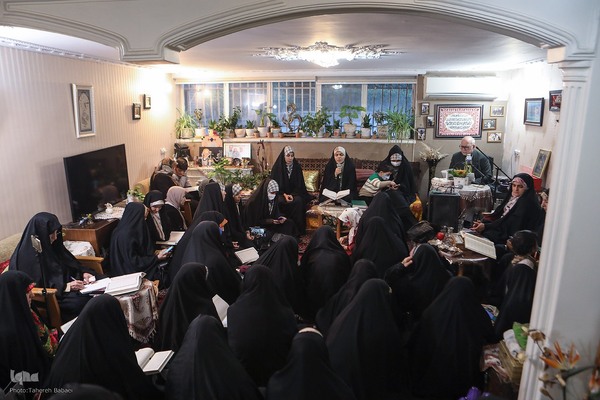 جلسه آموزش قرآن استاد بلده