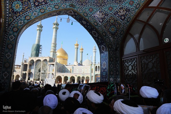 تشییع آیت الله شیخ عبدالنبی نمازی در قم