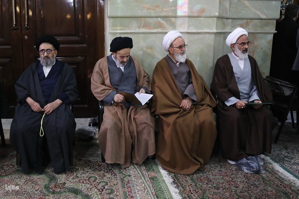 تشییع آیت الله شیخ عبدالنبی نمازی در قم