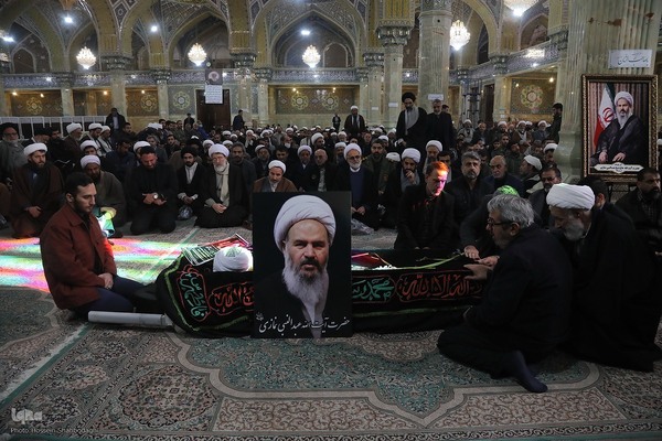 تشییع آیت الله شیخ عبدالنبی نمازی در قم