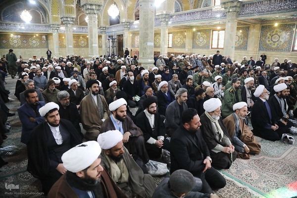 تشییع آیت الله شیخ عبدالنبی نمازی در قم