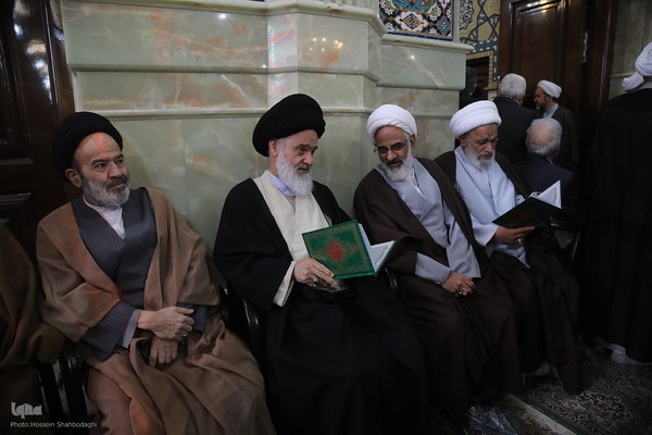 تشییع آیت الله شیخ عبدالنبی نمازی در قم