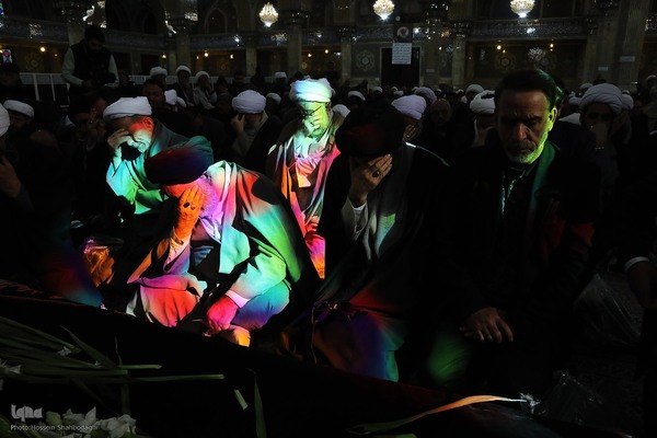 تشییع آیت الله شیخ عبدالنبی نمازی در قم