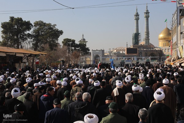 تشییع آیت الله شیخ عبدالنبی نمازی در قم