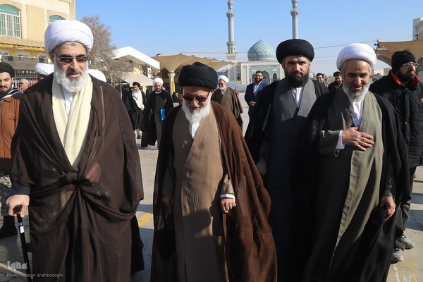 تشییع آیت الله شیخ عبدالنبی نمازی در قم