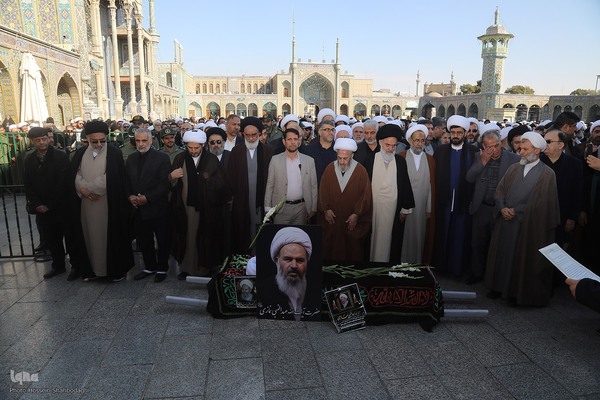 تشییع آیت الله شیخ عبدالنبی نمازی در قم