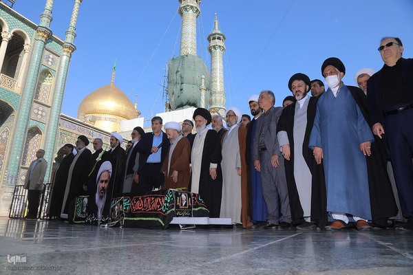 تشییع آیت الله شیخ عبدالنبی نمازی در قم