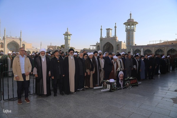 تشییع آیت الله شیخ عبدالنبی نمازی در قم