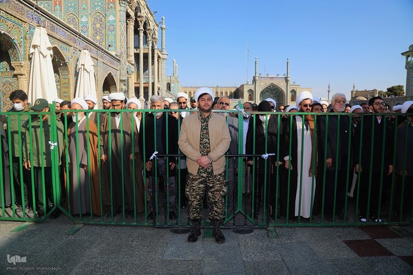 تشییع آیت الله شیخ عبدالنبی نمازی در قم