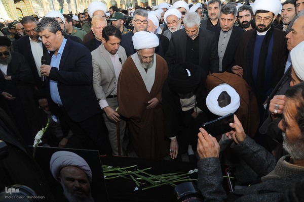 تشییع آیت الله شیخ عبدالنبی نمازی در قم
