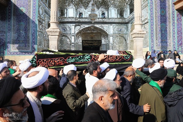 تشییع آیت الله شیخ عبدالنبی نمازی در قم