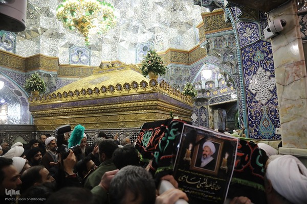 تشییع آیت الله شیخ عبدالنبی نمازی در قم