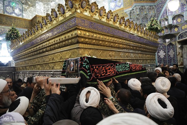 تشییع آیت الله شیخ عبدالنبی نمازی در قم