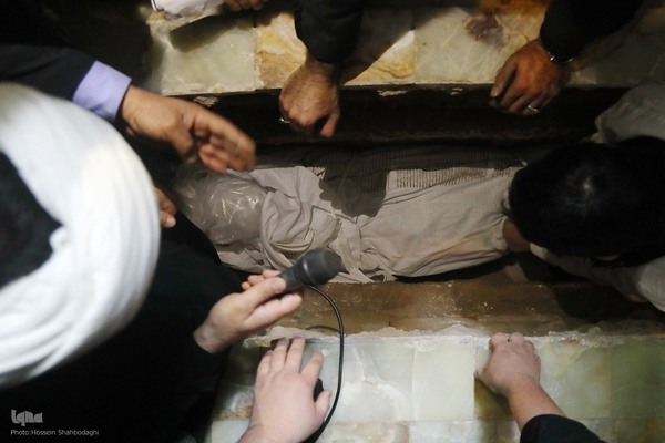 تشییع آیت الله شیخ عبدالنبی نمازی در قم