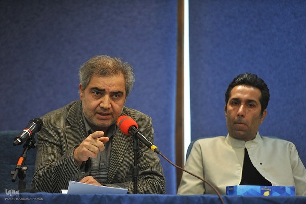 اتابک نادری ، دبیر جشنواره تئاتر رضوی در نشست خبری بخش هنرهای نمایشی رضوی