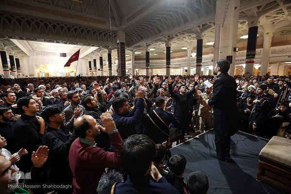 حال و هوای حرم بی بی حضرت معصومه(س) در شب شهادت پدر بزرگوارشان