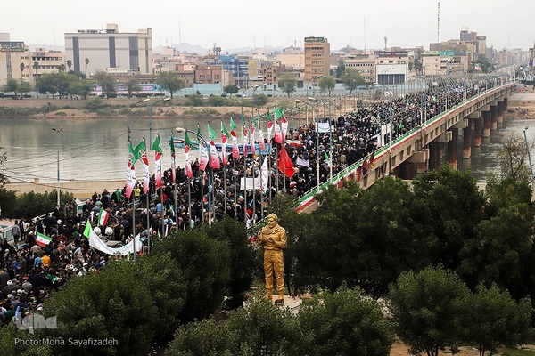 راهپیمایی 22 بهمن دراهواز