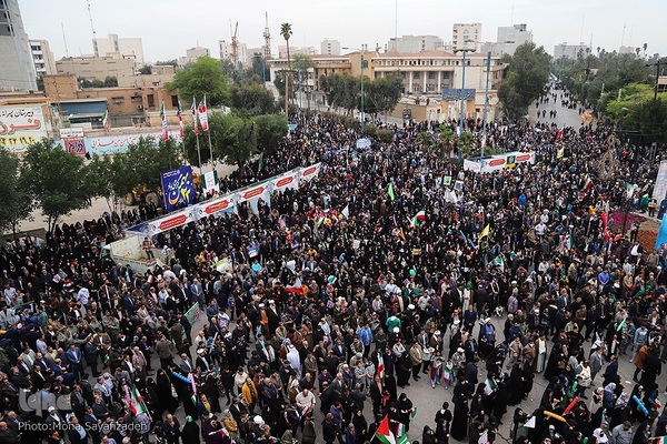 راهپیمایی 22 بهمن دراهواز