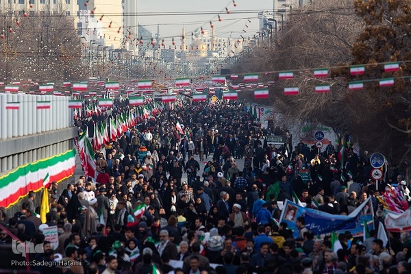 راهپیمایی 22 بهمن در مشهد