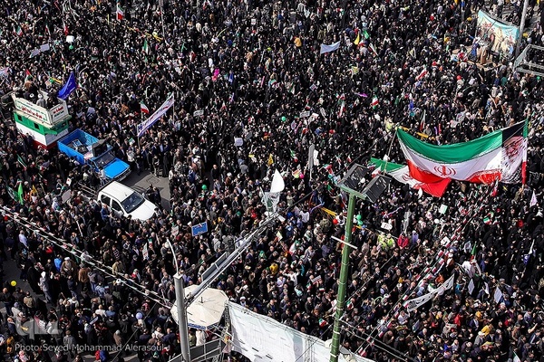 راهپیمایی 22 بهمن در مشهد