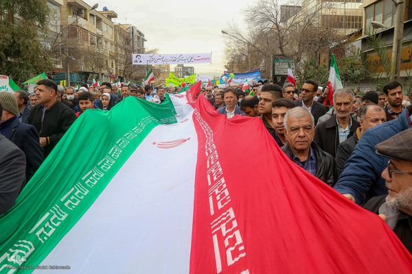 راهپیمایی 22 بهمن در شیراز