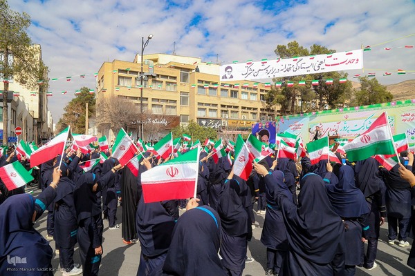 راهپیمایی 22 بهمن در شیراز