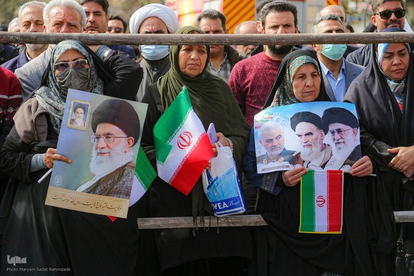 راهپیمایی 22 بهمن در شیراز