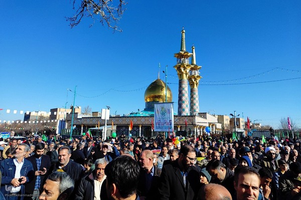 راهپیمایی 22 بهمن در همدان