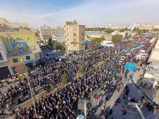 راهپیمایی 22 بهمن در سمنان