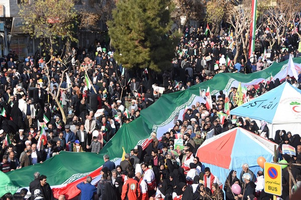 راهپیمایی 22 بهمن در سمنان