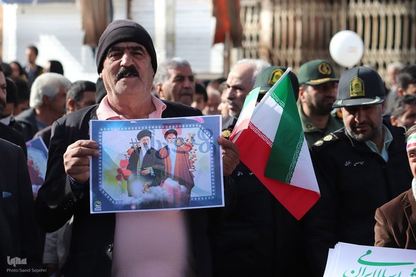 راهپیمایی 22 بهمن در همدان