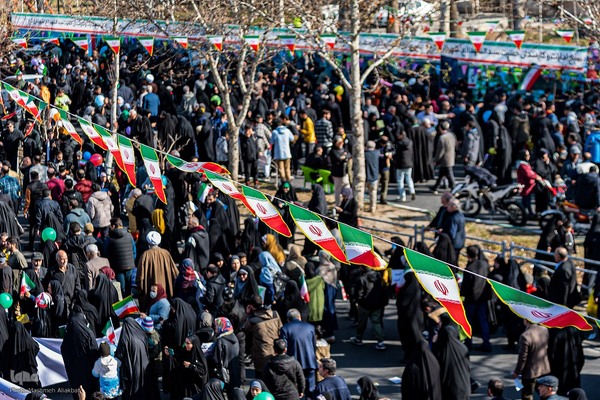 راهپیمایی 22 بهمن در البرز