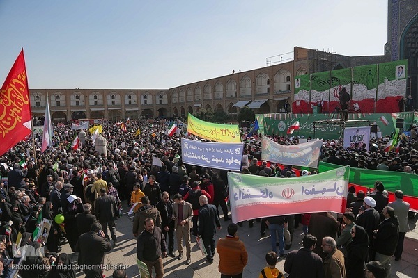 راهپیمایی 22 بهمن در اصفهان