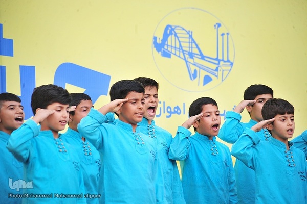 جشن نیمه شعبان و اجرای سرود سلام فرمانده در اهواز