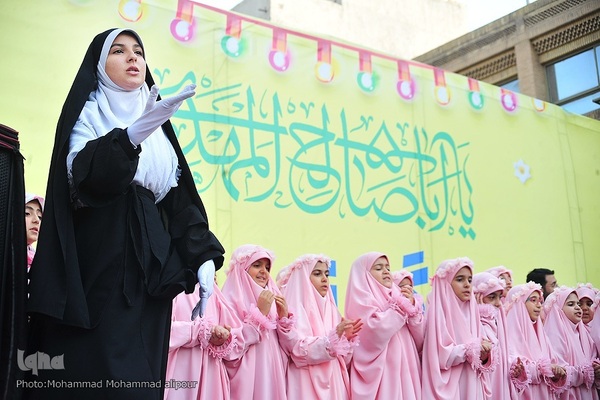 جشن نیمه شعبان و اجرای سرود سلام فرمانده در اهواز